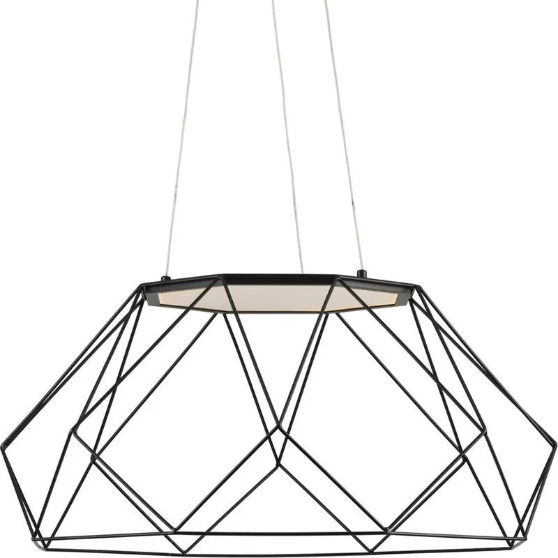 Progress Lighting P500320-031-30 Geodesic LED Pendant 38W 27.1 inch