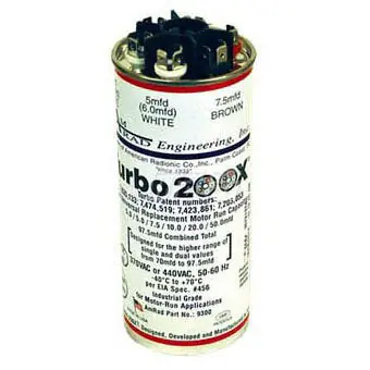 Mars M12300 Turbo 200X 5.0-97.5 MFD Universal Run Capacitor