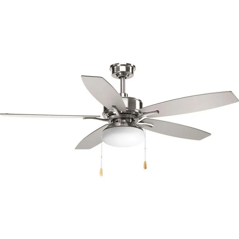 Progress Lighting P2552-09 Billows 17-1/2 in. 10W 5-Blade Ceiling Fan 52 in. Blade Span