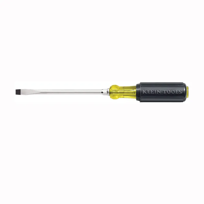Klein Tools 602-4 Screwdriver 1/4-inch Keystone 4-inch Round Shank