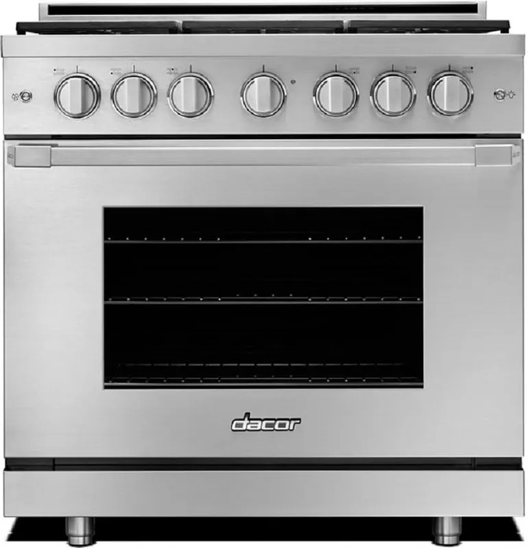 Dacor HGPR36SNG 36 Inch Pro-Style Gas Range with 6 Sealed Burners 5.2 cu. ft.