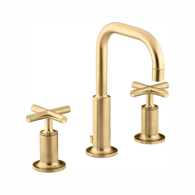 Kohler K14406-3-BGD Purist 8 in. Widespread 2-Handle Mid-Arc Bathroom Faucet