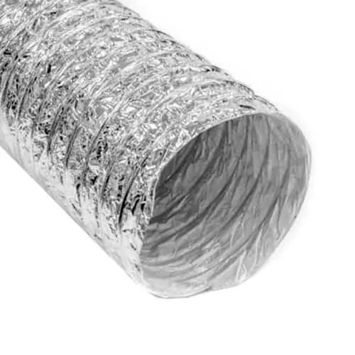 Hart & Cooley 05502508 Foil Flex Duct 8 inches x 25 feet