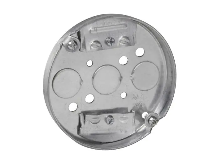 Crouse Hinds TP267 Steel Ceiling Fixture Pan 4-Inch x 1/2-Inch 6-Cubic-Inch
