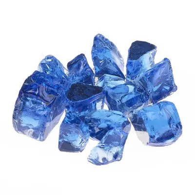 Athena RFG-10-PB Fireglass 1/2 inches Poseidon Blue Reflective Glass Media (Per Pound)