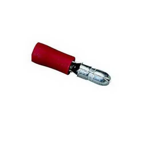 Ideal Industries 83-8001 Vinyl Insulated Bullet Disconnect, 22-18AWG (300V), 25Pk