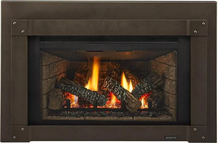 Majestic TRILLIANT30IL Trilliant 30 inches Direct Vent Gas Fireplace Insert IntelliFire Touch Ignition Propane