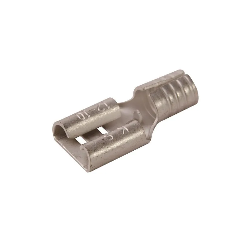 Diversitech 60251 Devco Slip On Terminal, 12 to 10 AWG Conductor, 1/4 in Tab, Non-Insulated