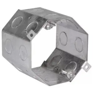 Crouse-Hinds TP639 Octagon Concrete Box 4 inches 3-1/2 inches