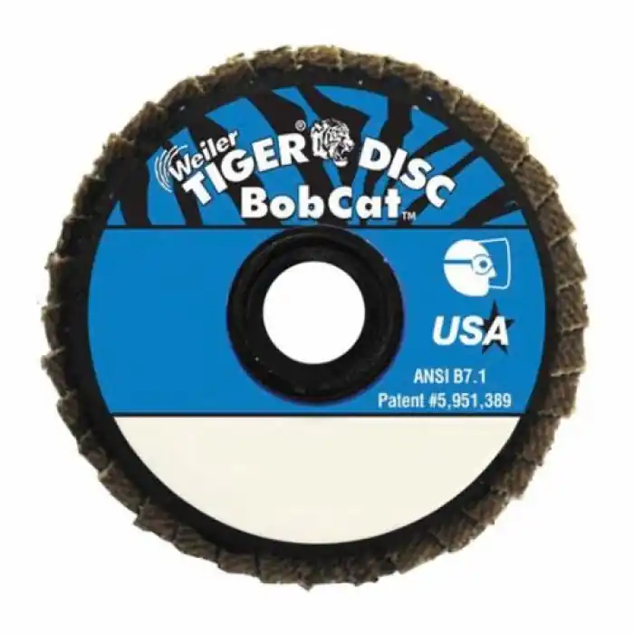 Weiler 50936 Bobcat Mini Abrasive Flap Disc 2 in 120 Grit