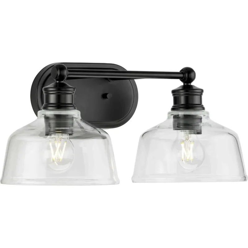 Progress Lighting P300396-31M Singleton 2 Light 17 inch Bath Vanity Wall Light