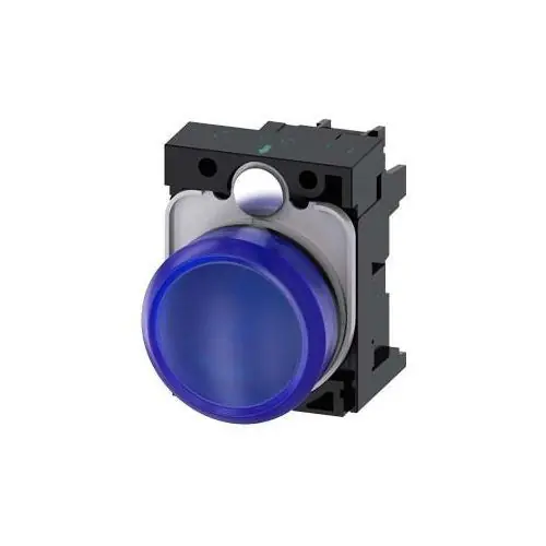 Siemens 3SU11036AA501AA0 Indicator Light 110 VAC (22mm)