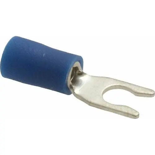 Ideal Industries 83-7071 Vinyl Insulated Snap Spade Terminal 16-14 AWG, #10 Stud, Box 25