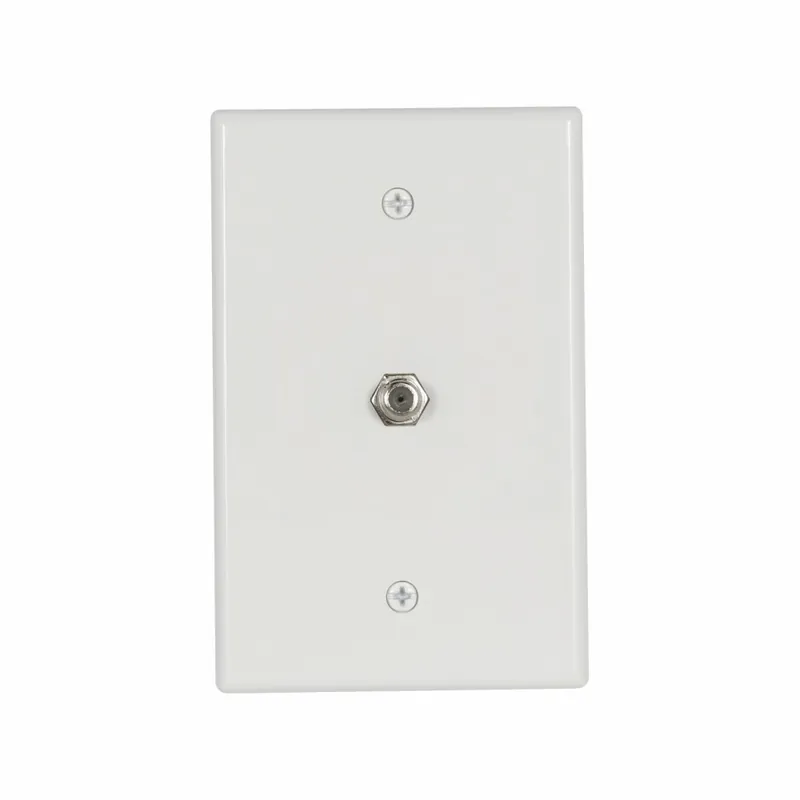 Eaton 2072W Wallplate With 1 F Type Coax Adapter