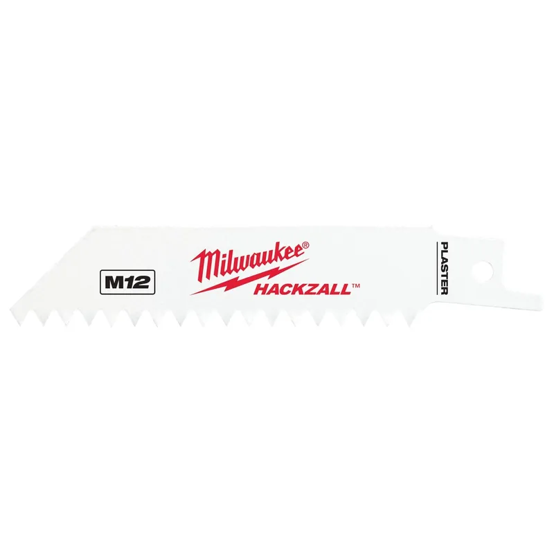 Milwaukee 49-00-5461 M12 Hackzall Bi-Metal Plaster Reciprocating Saw Blade (5 Pack)