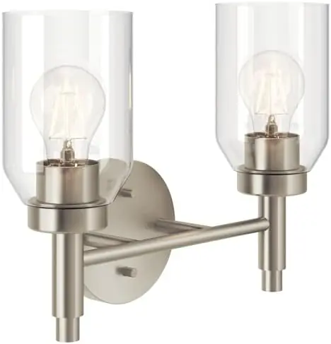 Kichler 55184ni madden 2-light vanity light fixture 75w