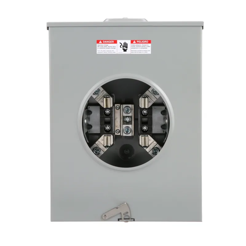 Siemens 40405-025 Single Position Meter Socket With Lever Bypass 600 VAC 200 A NEMA 3R Enclosure