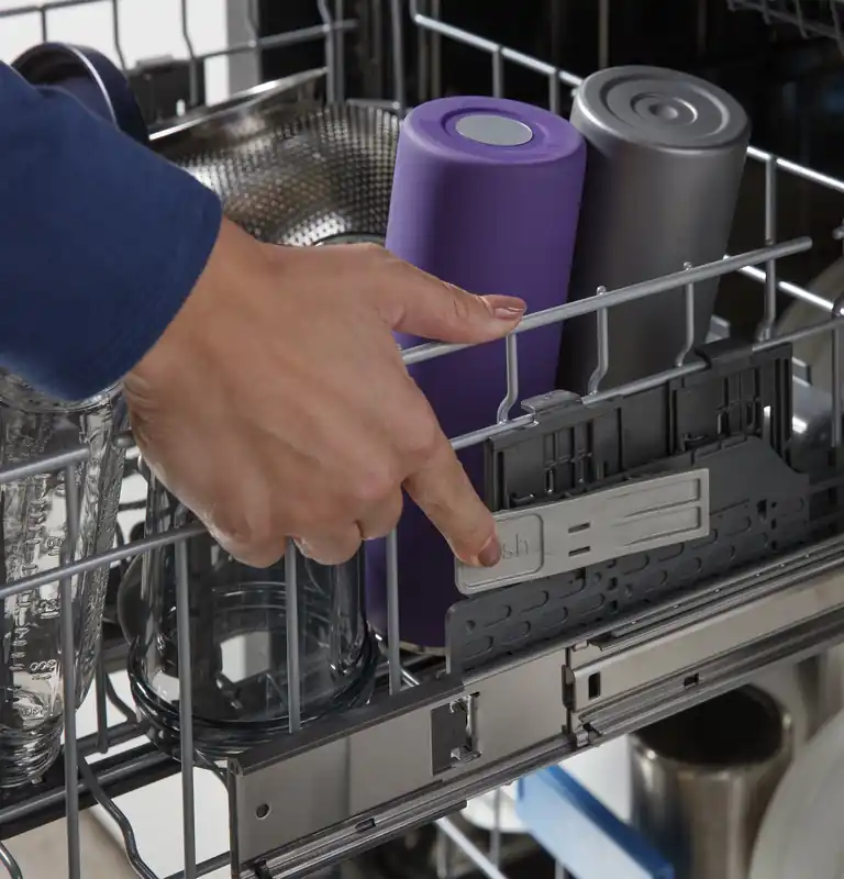 Ge Appliances PDT715SYVFS Profile ENERGY STAR Fingerprint Resistant Top Control Stainless Interior Dishwasher with Microban Antimicrobial Technology