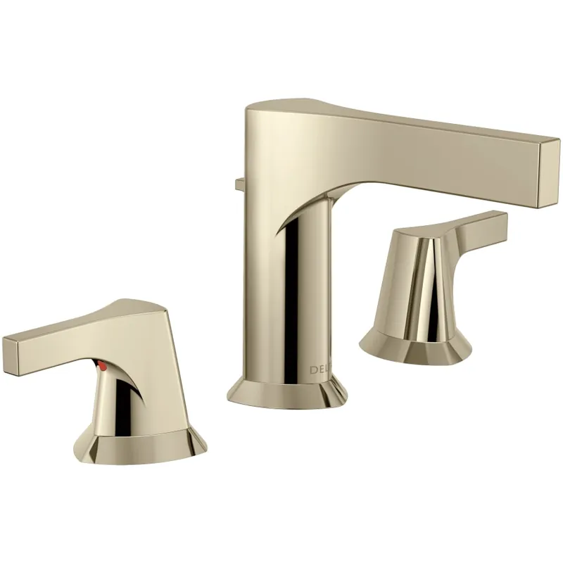 Delta Faucet 3574-PNMPU-DST Zura Two Handle Widespread Bathroom Sink Faucet