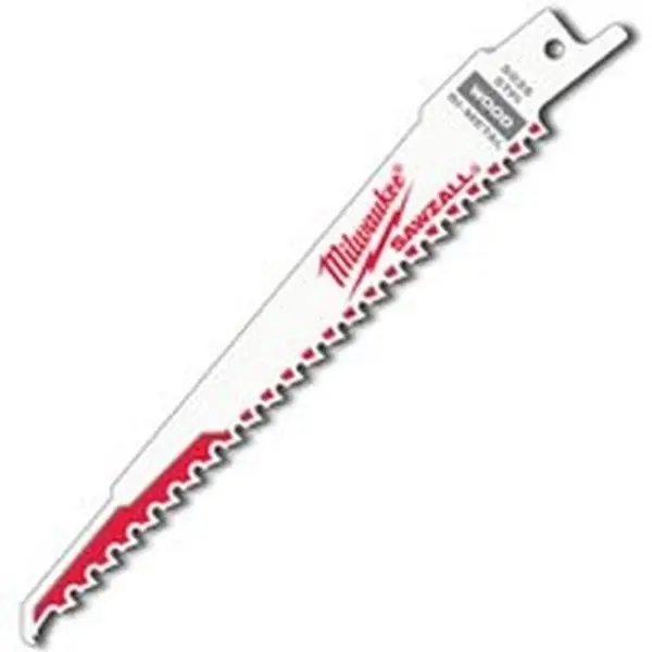 Milwaukee 48-01-7035 Sawzall Reciprocating Saw Blade, 6 Inch L, 3/4 Inch W (100 Pack)