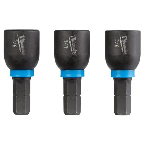 Milwaukee 49-66-4515 3/8 inches Insert Mag Nut Driver 3pk
