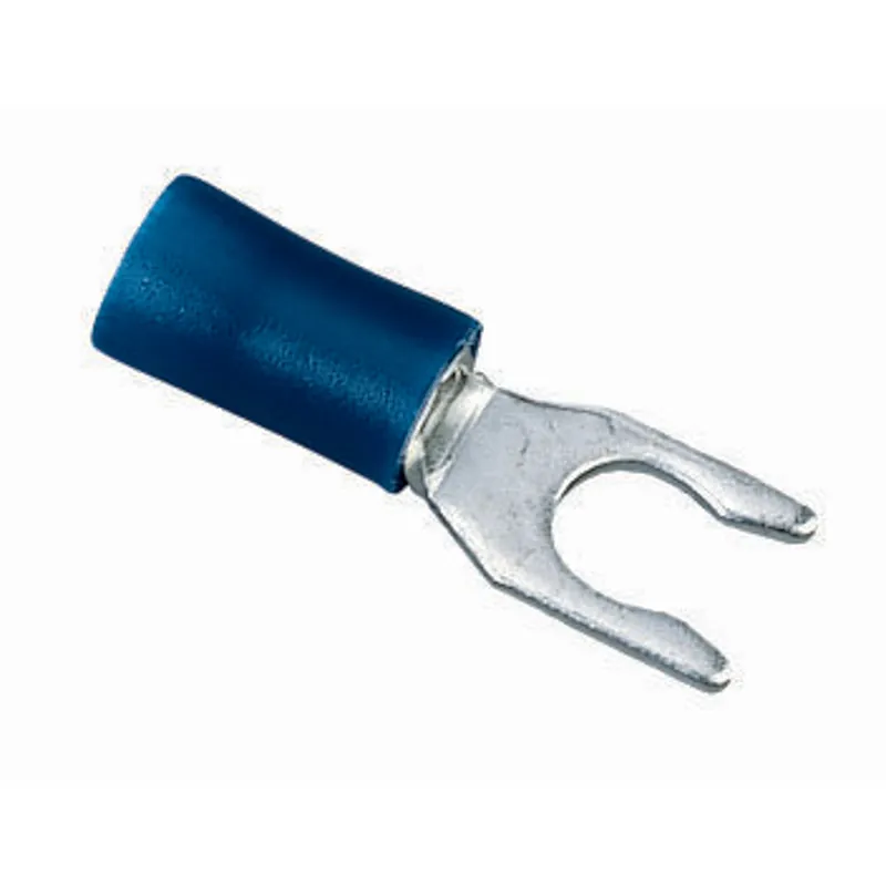Ideal 83-7061 Spade Terminal Vinyl Snap Spade 16 - 14 AWG Stud Size: 8 IN