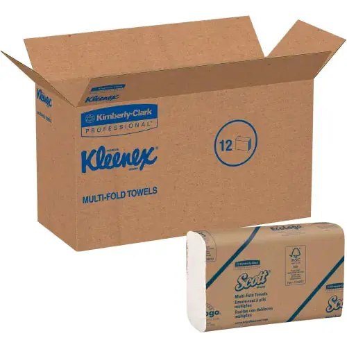 Scott 03650 Multi-Fold Paper Towels 250 Sheets/Pack