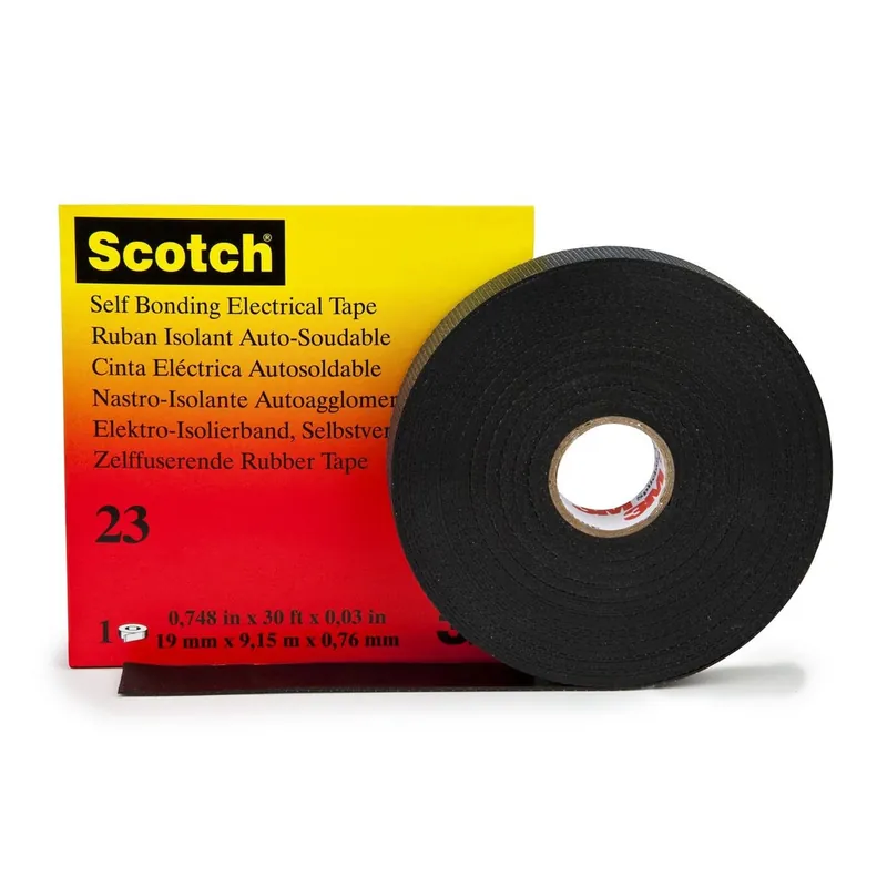3M 15025 Scotch 23 Rubber Splicing Tape, 3/4 inches x 30ft