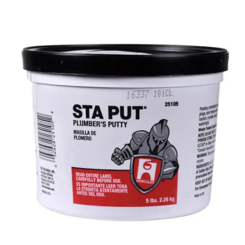 Hercules 25-105 Plumbers Putty Sta Put 5 Pound
