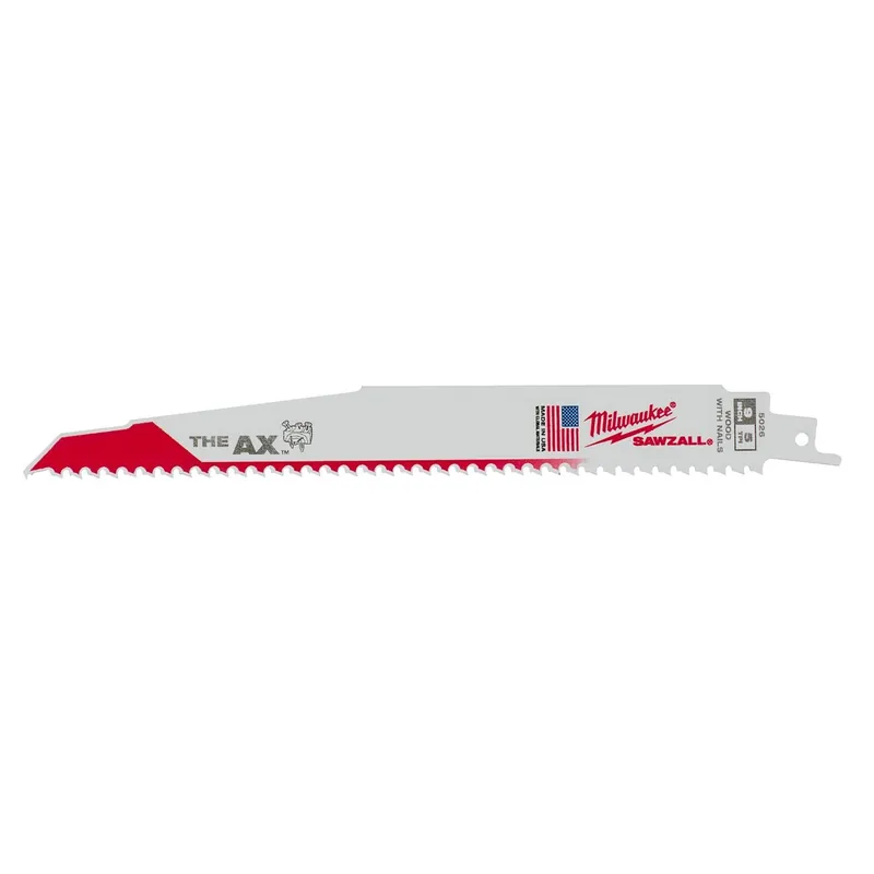 Milwaukee 48-00-8026 bi-metal reciprocating saw blade 9 inch l, 1 inch w (25 each)