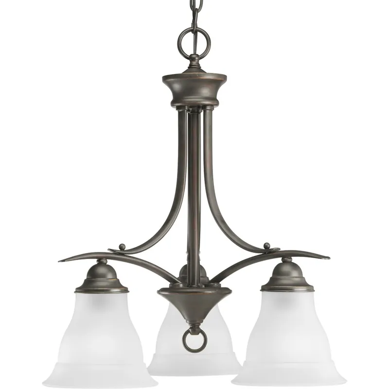 Progress Lighting P4324-20 Trinity 20 in. 100W 3-Light Medium E-26 Chandelier