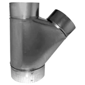 Southwark 52_6X5X3 Sheet Metal Flue Wye 6 inchesX5 inchesX3 inches