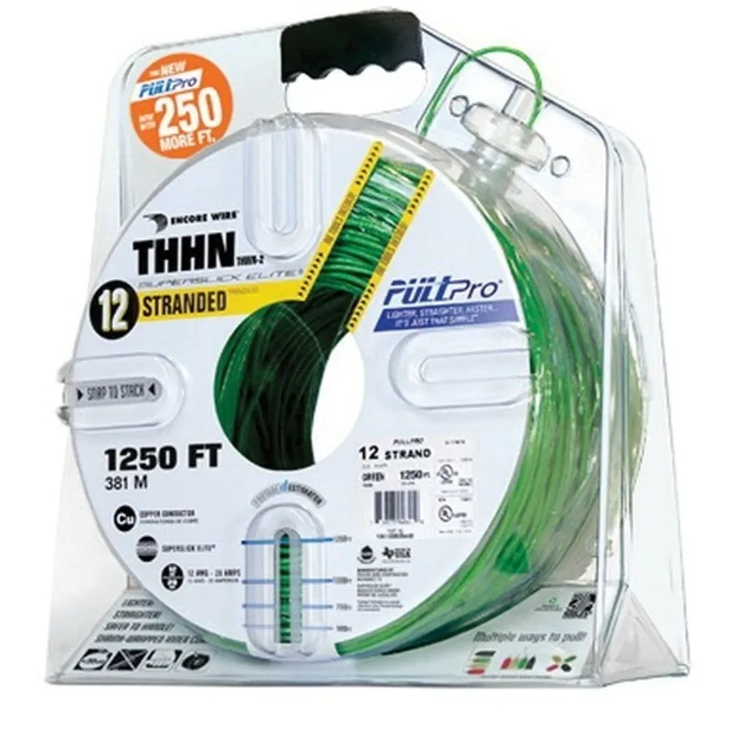 Encore Wire 12StrTHHN Stranded Copper THHN Cable 12-AWG 1250-ft Coil Pullpro�
