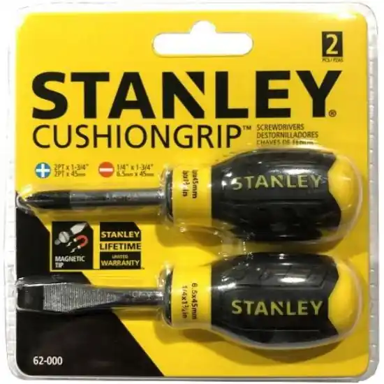 Tools 2085892 2PC Stubby Screwdriver Set