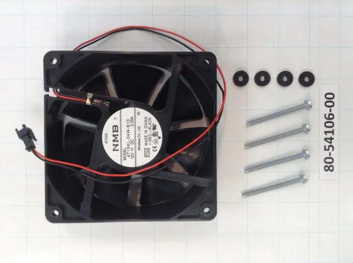 U-Line 80-54106-00 condenser fan w/screws