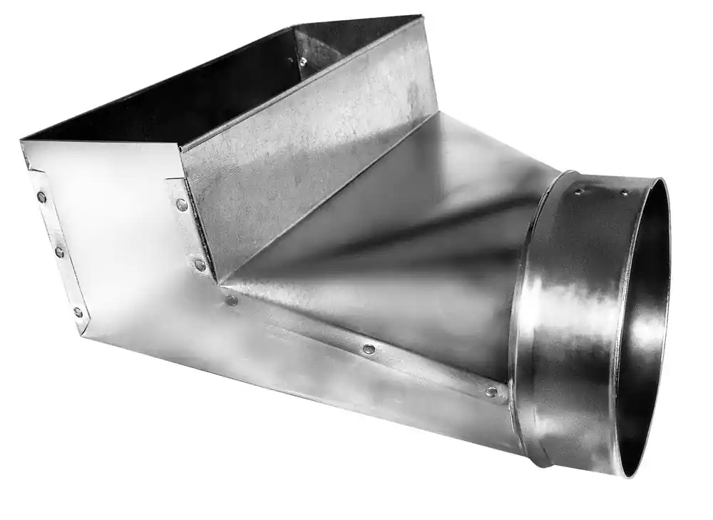 Southwark 24R_4x12x7 Metal Mfg. Sheet Metal Duct Boot 4 x 12 x 7