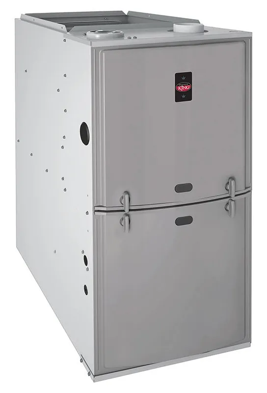 Weatherking W801CA125524MSA W801c (Upflow / Horizontal) Series Gas Furnace, One-Stage, ECM Motor, 80% Afue, 125k Btu, 24.5 inches Cabinet Width, 5 Ton