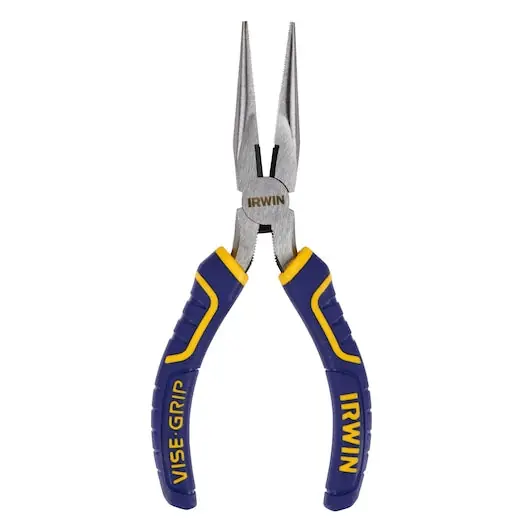 Channellock 2078216 6 in Vise-Grip Long Nose Plier, Side Cutter Pro Touch Handle
