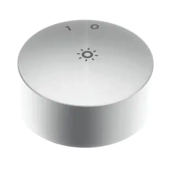 Bertazzoni Z350103 Light Knob Stainless Still