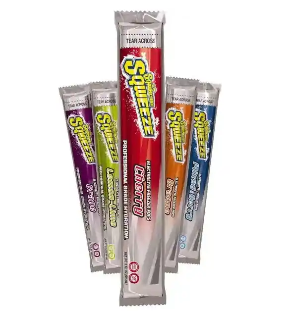 Sqwincher 159060962 Assorted Flavor 3 Oz. Freezer Pops Sqweeze Electrolyte (150pk Case)