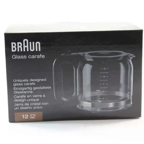 Braun AX13210005 Glass Carafe & Brew-Through Lid for Coffee Maker KF7150