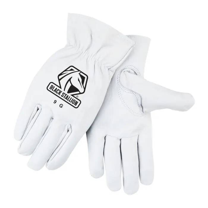 Black Stallion 9GM Premium Grain Goatskin Drivers Glove