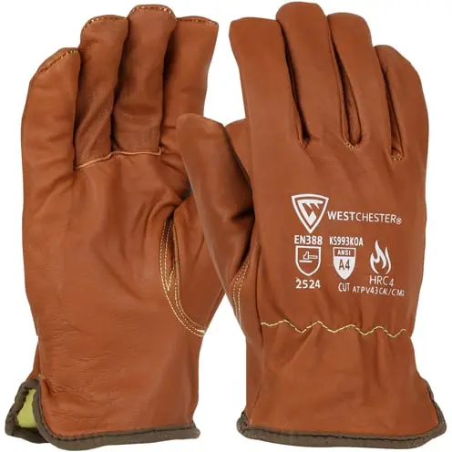 Pip Boss KS993KOA/M Goat Driver Cut Resistant Gloves Medium