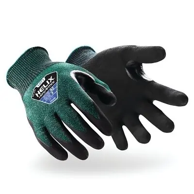 Hexarmor 1071-XXXL (12) Helix ISEA Cut A2 HPPE Blend with Foam Nitrile Dip, Size XXXL