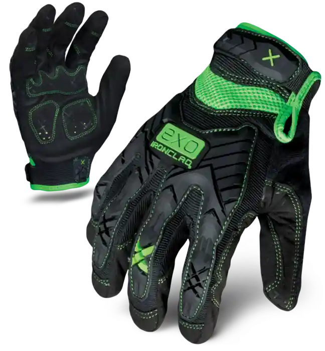 Ironclad EXO2-MIG-04-L EXO2-MIG Motor Impact Gloves, 1 Pair, L