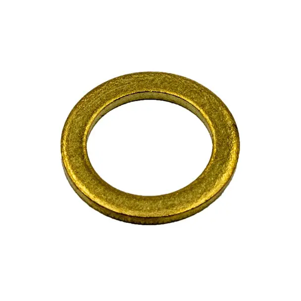 Edic C13046 Flat Washer, 3/8-inch Brass