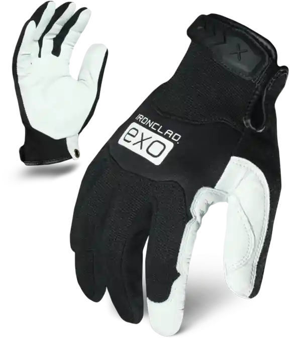 Ironclad EXO2-MPLW-04-L EXO Pro White Goat Leather Gloves Size Large