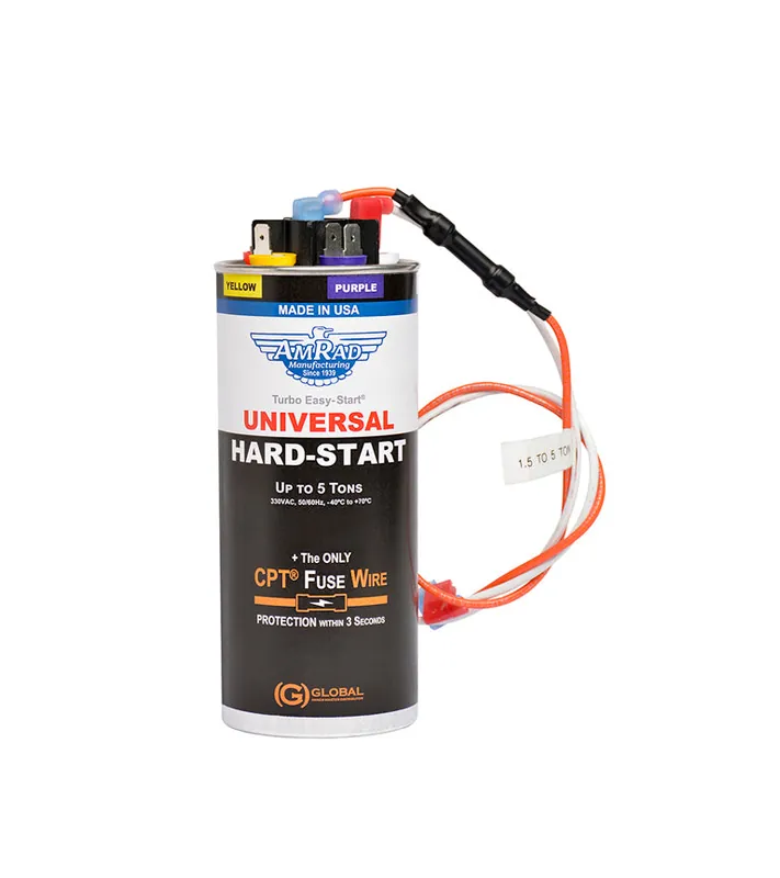 Global Source TES5 Turbo Easy-Start 5 Universal 2-Wire Hard-Start Capacitor Up to 324 uF