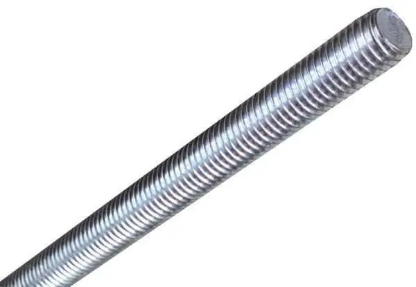 Moore Supply Co 3133126 1/2x10 Zinc Plated Steel All Thread Rod