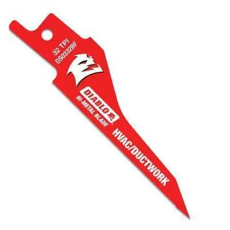Diablo DS0332BF HVAC/Ductwork Bi-Metal Recip Blade 3-1/4 IN